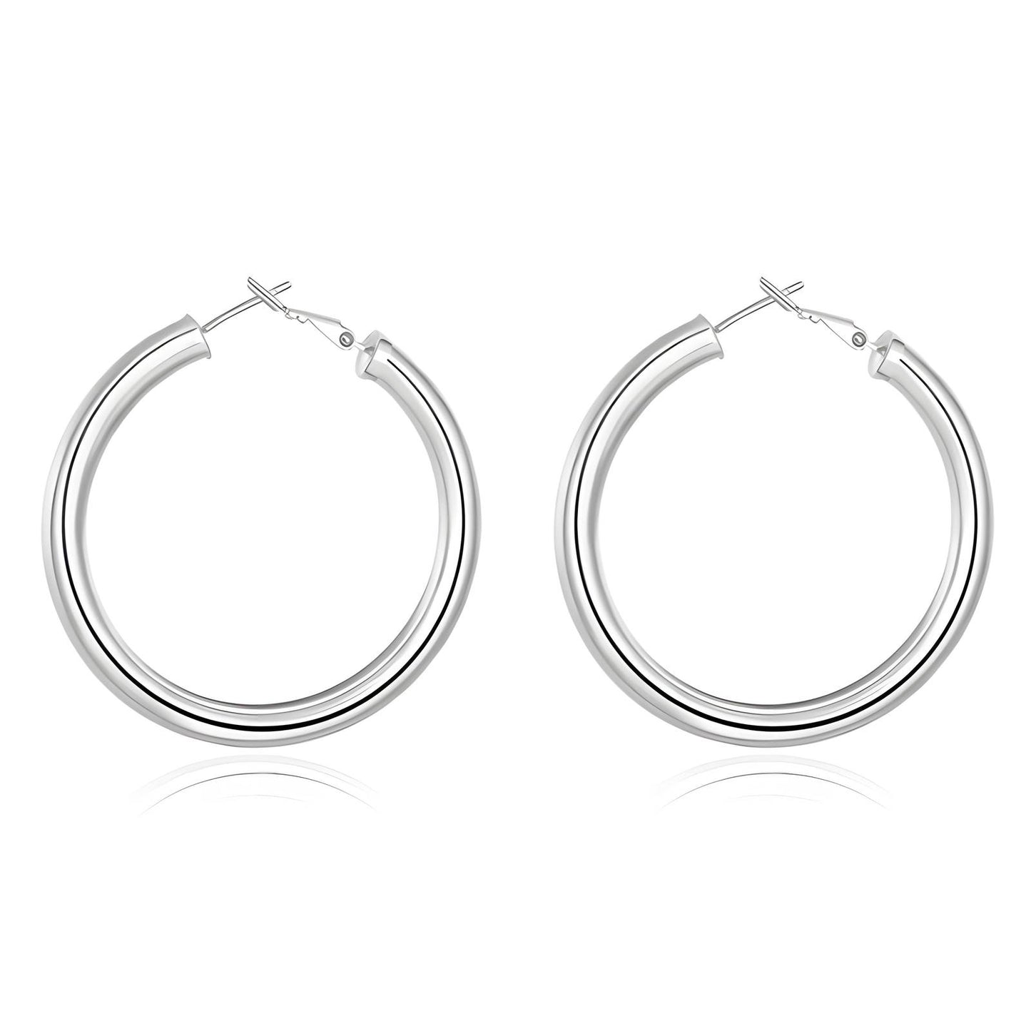 Water Resistant Hoop Stainless steel earrings