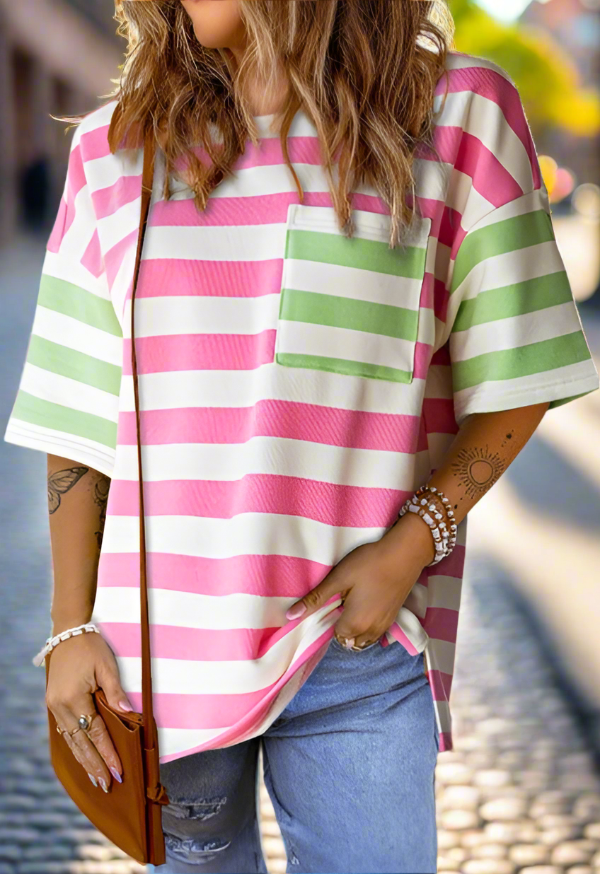 Payton Stripe Knit Top