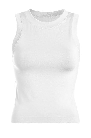 Butter Soft Tank in white