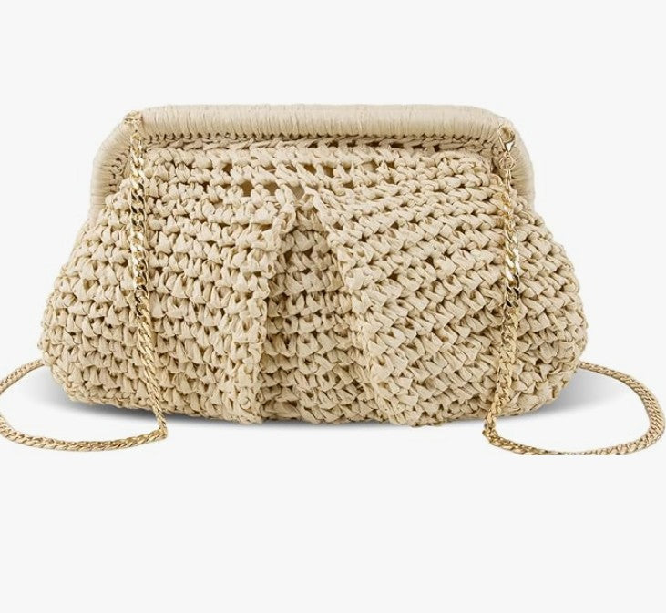 Abbie Straw Woven Bag