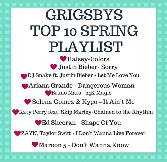 Grigsby's Musical Play List