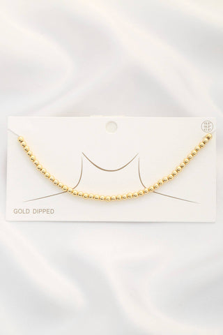 Finishing Touch Necklace in Gold