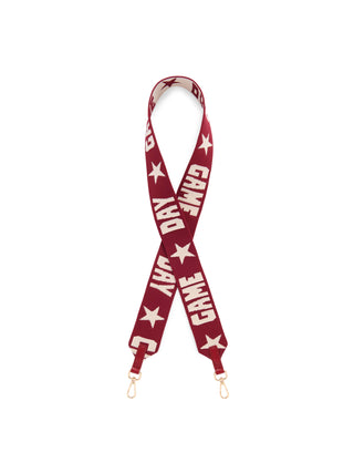 GAME DAY Strap in Maroon