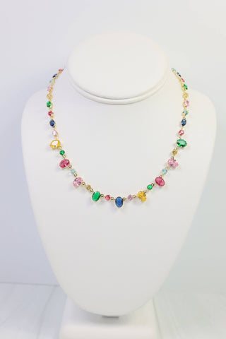 St Regis Crystal Necklace WP Multi