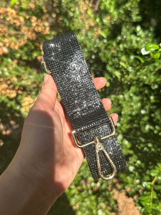 Sparkling Rhinestone Strap in Gold Multi