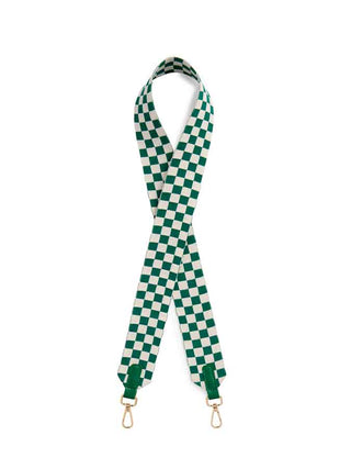 Checkerd Strap  in Kelly Green