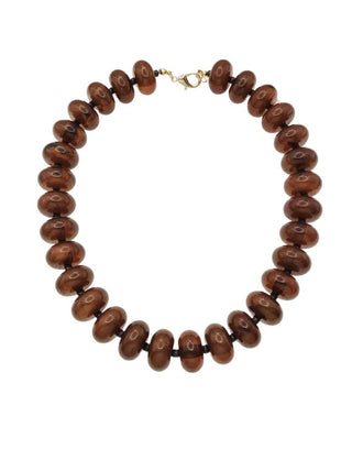 Class Act Brown Acrylic Necklace