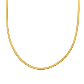 Water Resistant 18K gold plated Stainless steel necklace Zoe in gold