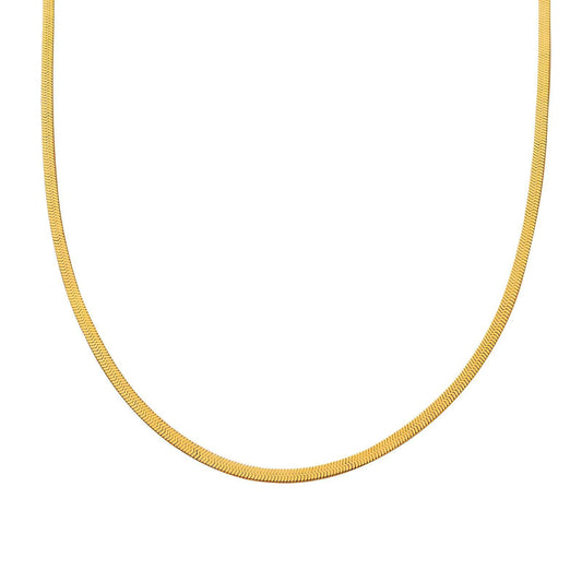 Water Resistant 18K gold plated Stainless steel necklace Zoe in gold