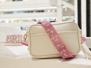 Sparkling Rhinestone Strap in Pink