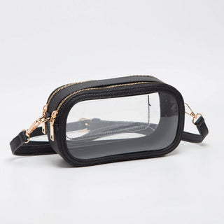 Double Zipper Oval Clear Gameday/Stadium Bag