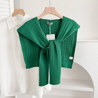 Socialite Knit Shawl Emerald