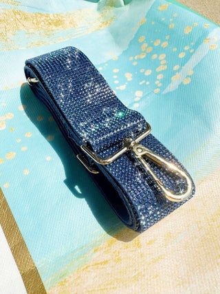 Sparkling Rhinestone Strap in Sapphire