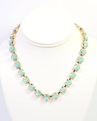Radcliffe Rhinestone Necklace Mint Opal