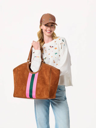 Milano Tote in Cognac