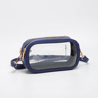 Double Zipper Oval Clear Gameday/Stadium Bag