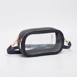 Double Zipper Oval Clear Gameday/Stadium Bag