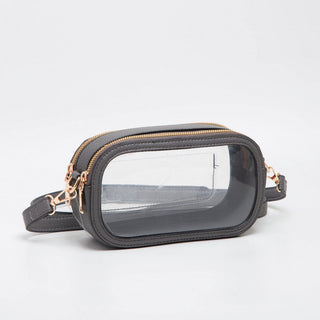 Double Zipper Oval Clear Gameday/Stadium Bag