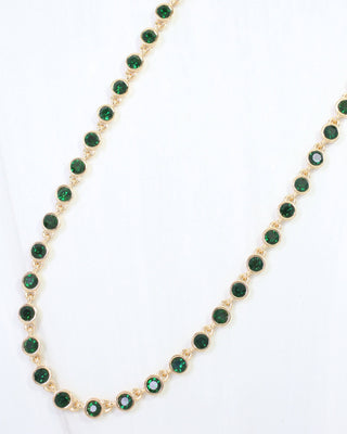 Castile Crystal Necklace Emerald