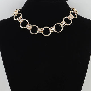 Open Disc Chain Necklace
