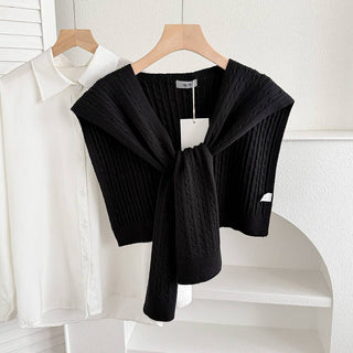 Socialite Knit Shawl Black