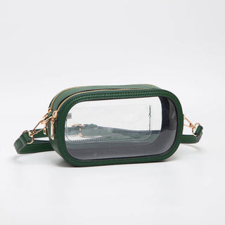 Double Zipper Oval Clear Gameday/Stadium Bag