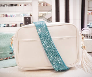 Sparkling Rhinestone Strap in Turquoise