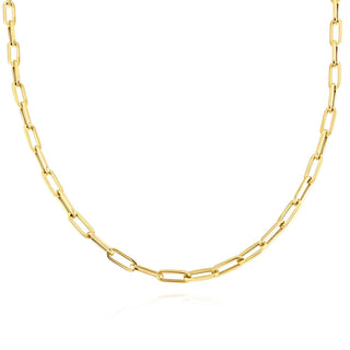 18K gold plated Stainless steel necklace Layering Necklace in Gold