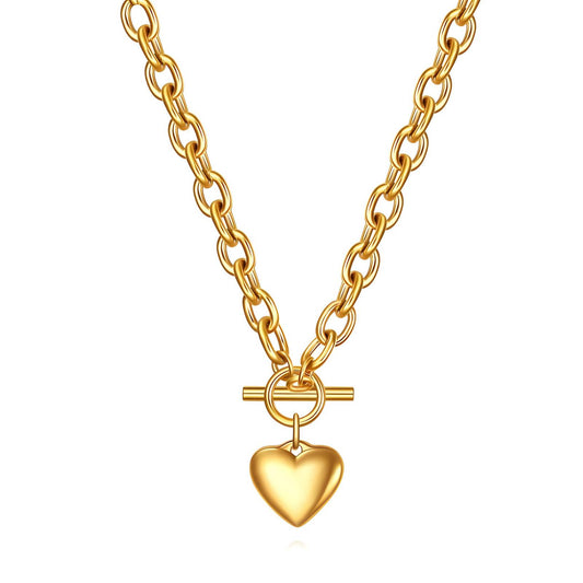 Water Resistant Stainless Steele GIving Love Heart Necklace
