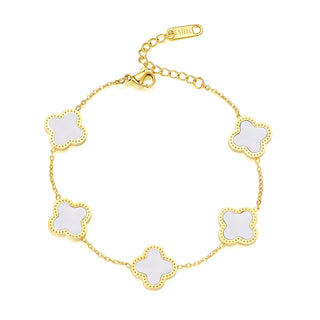 Water Resistant 18K gold plated Stainless steele Enchanted Bracelet in Gold