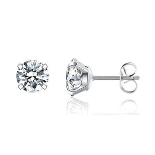 Stainless steel earrings 6mm