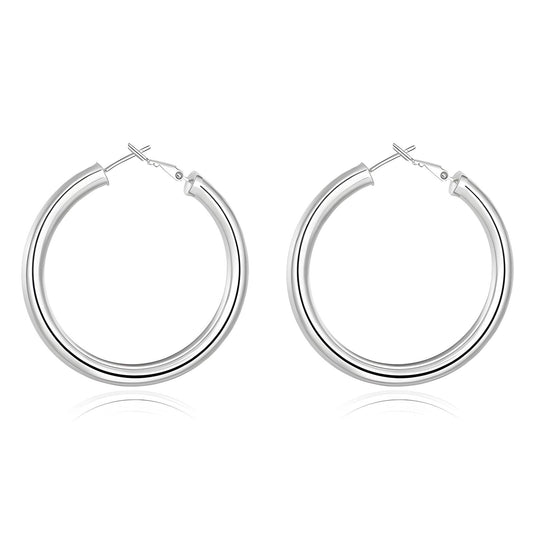 Water Resistant Hoop Stainless steel earrings