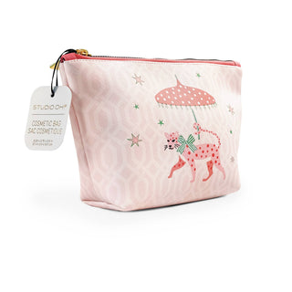 Leopard on Parade Cosmetic Clutch Pouch