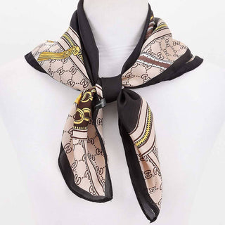 Chained Scarf in Black