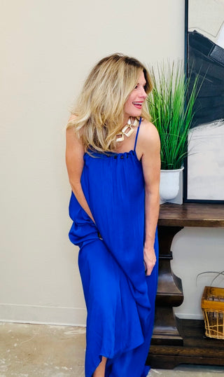 Hello Gorgeous Maxi in Royal Blue