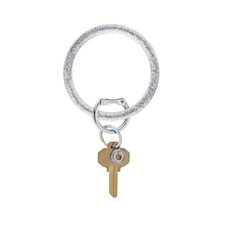 Resin Big O® Bracelet Keychain – Disco Ball Sparkle