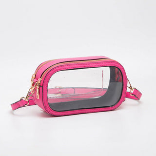 Double Zipper Oval Clear Gameday/Stadium Bag