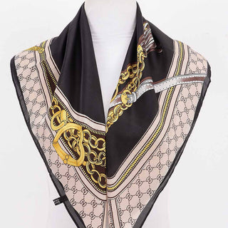 Chained Scarf in Black