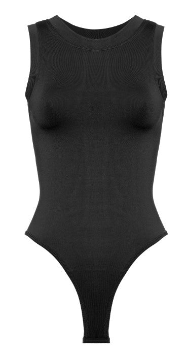 Butter Soft Bodysuit in Black
