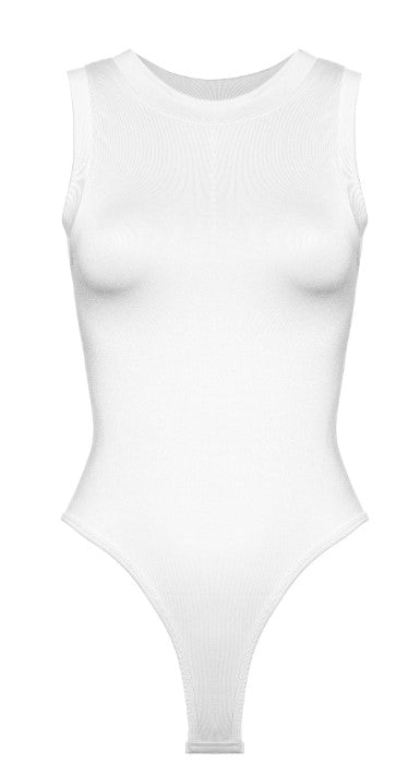 Butter Soft Bodysuit in White