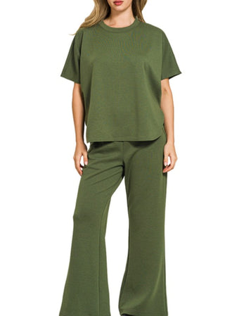 Hadley Butter Knit Pant in Olive