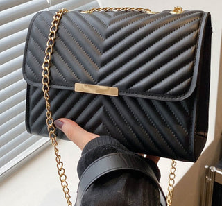 Millie Vegan Leather Bag in Black