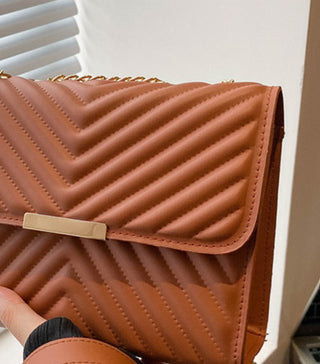 Millie Vegan Leather Bag in Cognac