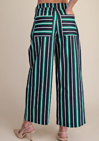 Striped & Sassy Barrel Pant