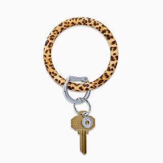 Silicone Big O® Key Ring - Cheetah