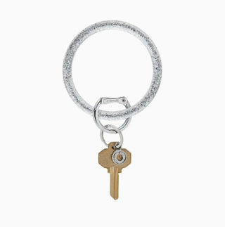 Resin Big O® Bracelet Keychain – Disco Ball Sparkle