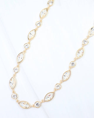 Harding Crystal Necklace Clear
