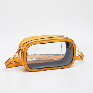 Double Zipper Oval Clear Gameday/Stadium Bag