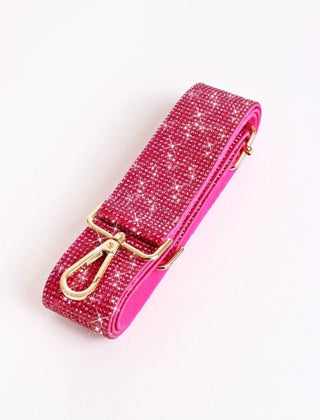 Sparkling Rhinestone Strap in Gold Multi