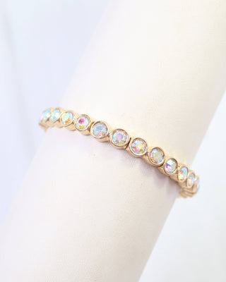 Castile Crystal Stretch Bracelet Opal